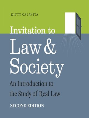 cover image of Invitation to Law and Society